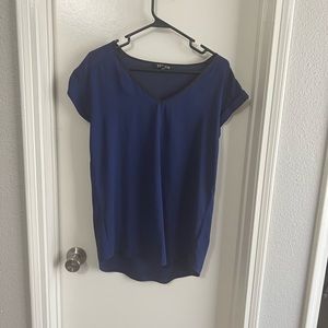 Express Shortsleeved Blouse- Navy